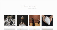 Desktop Screenshot of janineantoni.net